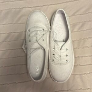 White sneakers